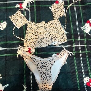 Chic Animal Print Bikini Set
